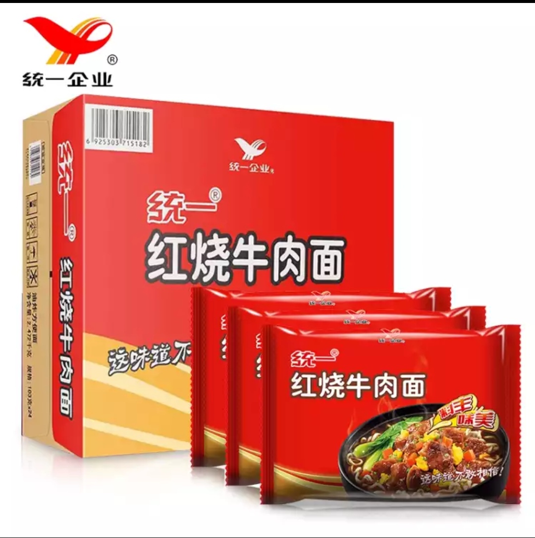 统一红烧牛肉面零售价图片