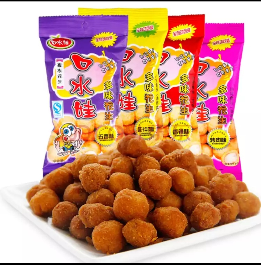 口水娃多味花生酱汁牛肉味60克