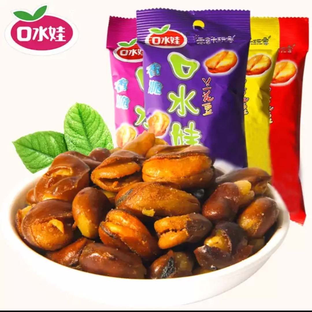 口水娃兰花豆香辣味60克