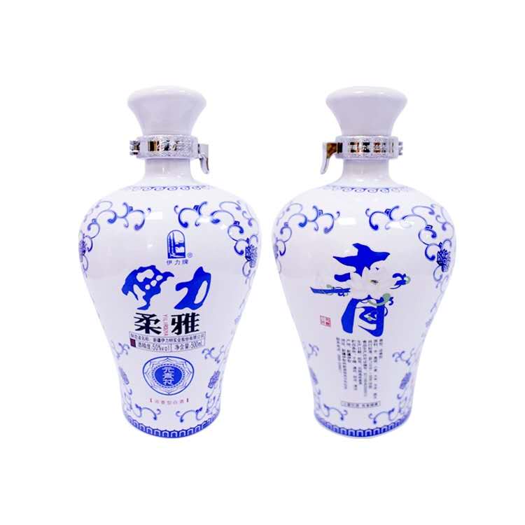 伊力柔雅元青花50度500ml瓶6件