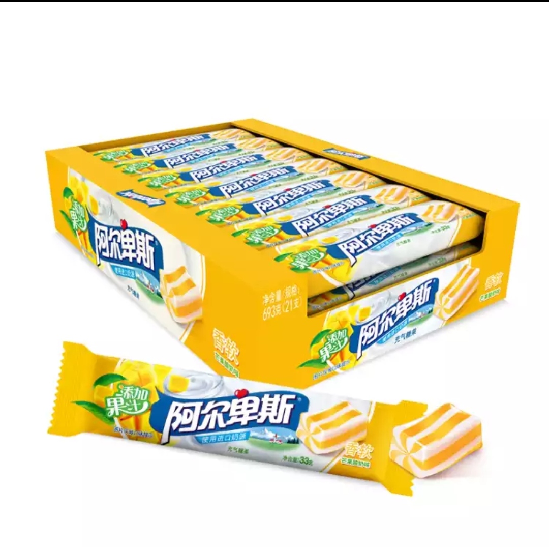 阿尔卑斯芒果酸奶味条糖33g